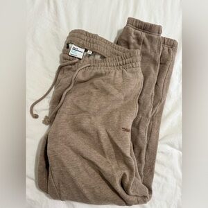 Aritzia TNA Sweatfleece Cozy Fleece Boyfriend Fit Jogger